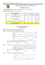 Đề cương ôn tập Học kì 1 Toán 12 trường THPT Việt Đức (Hà Nội) năm 2025–2026